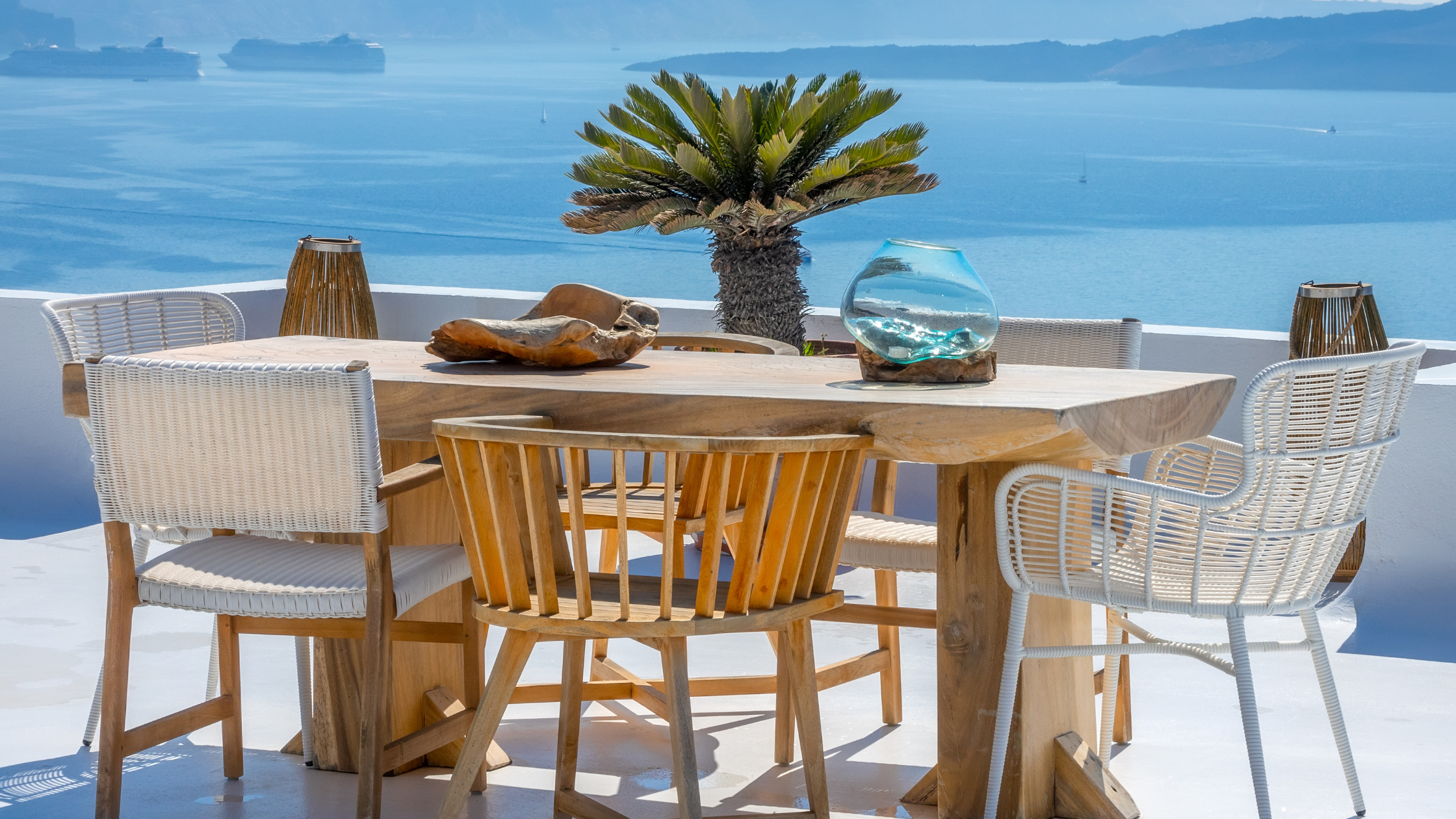A property with a south-facing garden or terrace has many advantages.